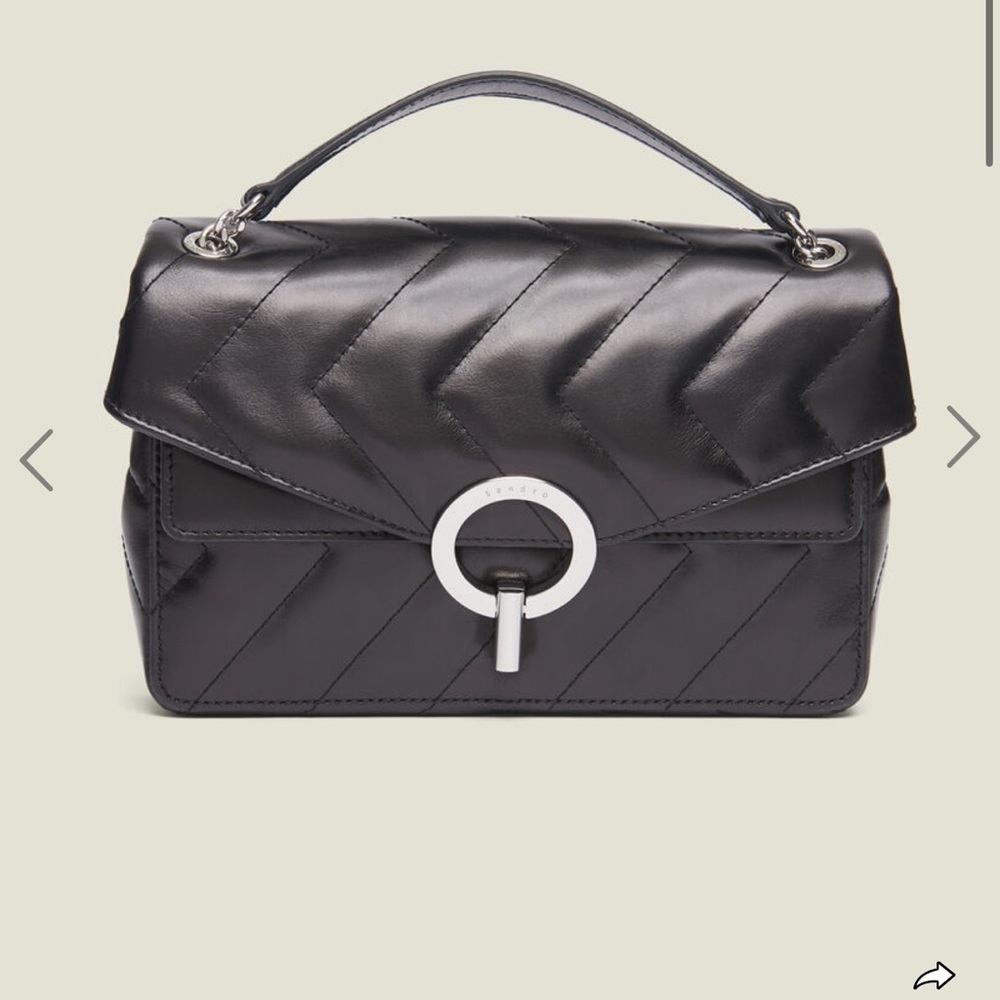 Sandro Yza bag black/silver new